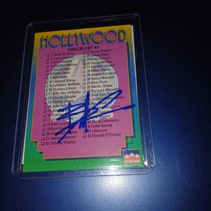 Gesigneerde kaart Brandon Lee met karaf