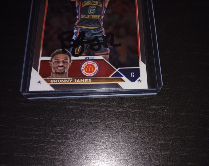 bronny james autograph