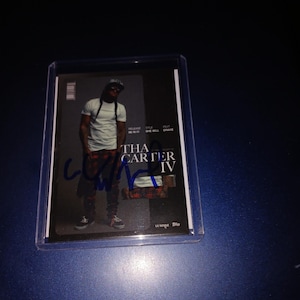 Lil Wayne Autogrammkarte mit Echtheitszertifikat