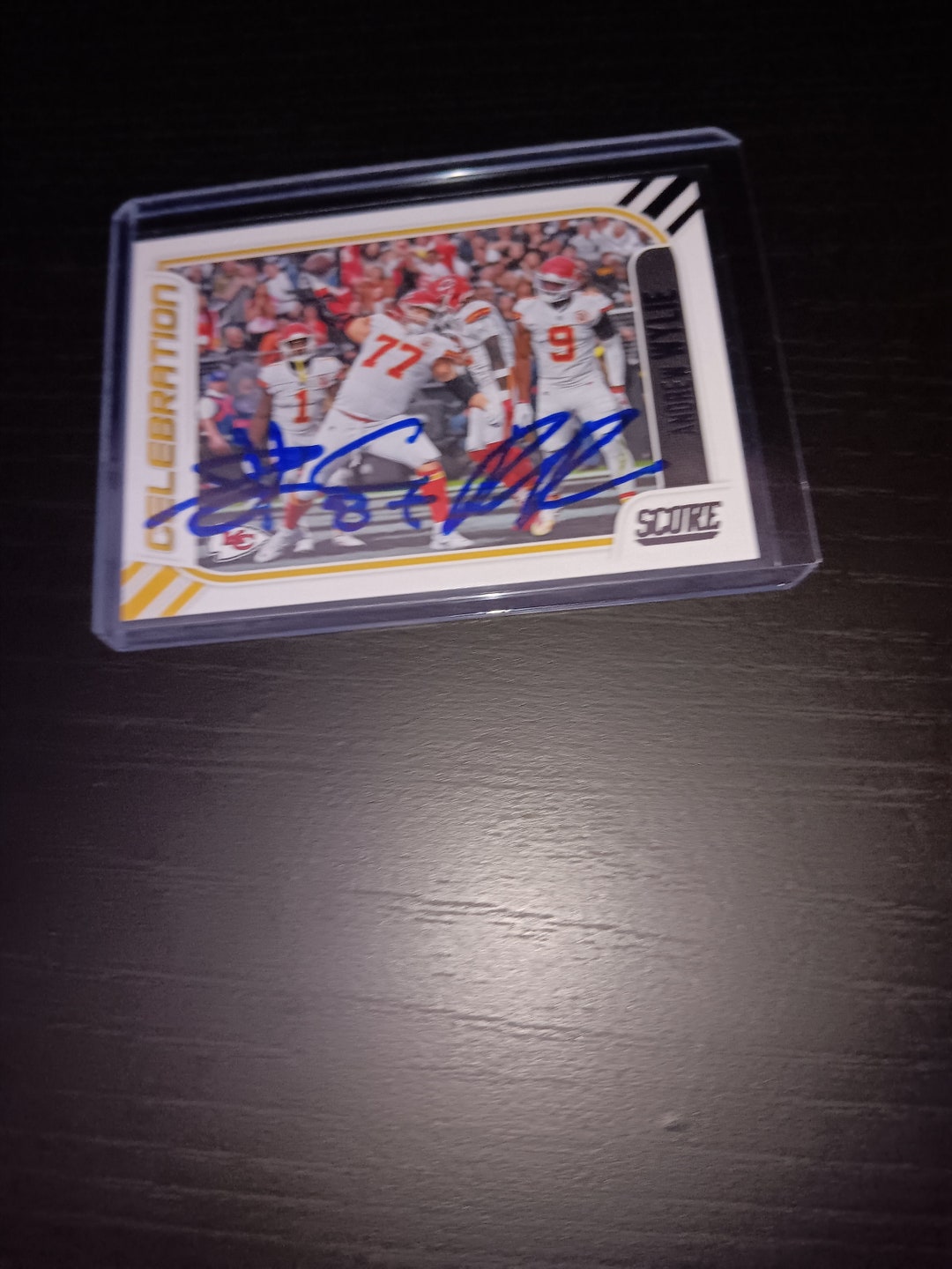 Travis Kelce, Rashee Rice Autographed Card With Coa - Etsy