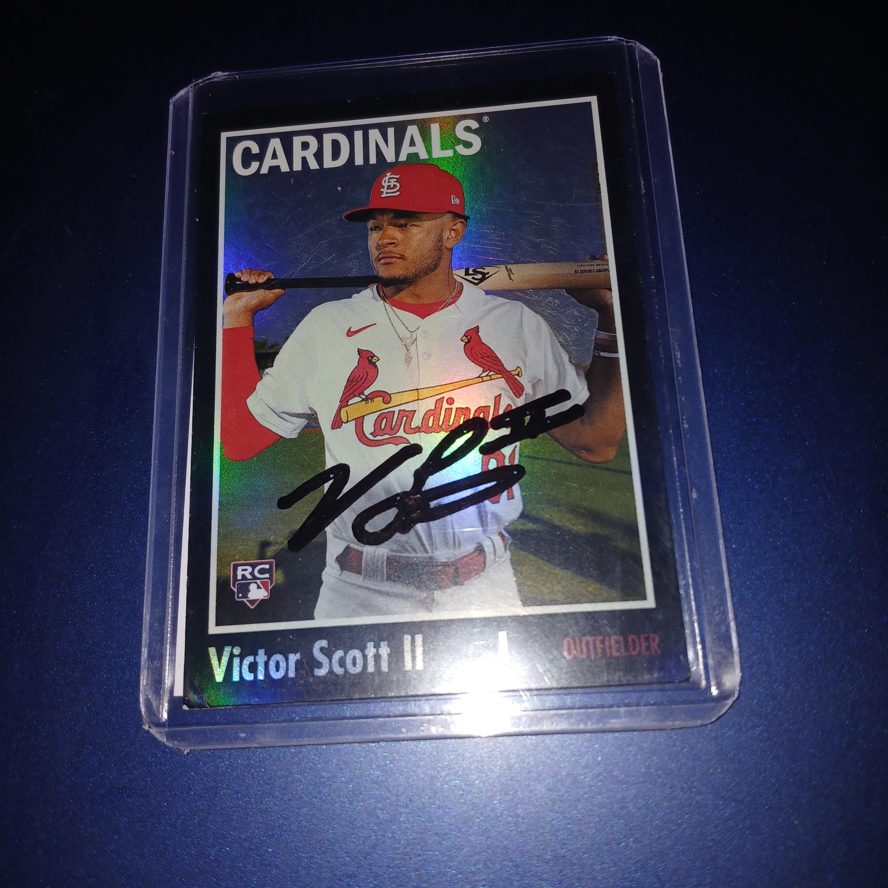 Victor Scott Autographed Rookie Card With Coa - Etsy