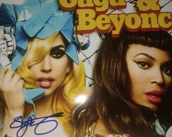 LADY GAGA SIGNED AUTOGRAPHED REPRINT 8X10 COLOR PHOTO PROMO POSTER GLOSSY NEW 