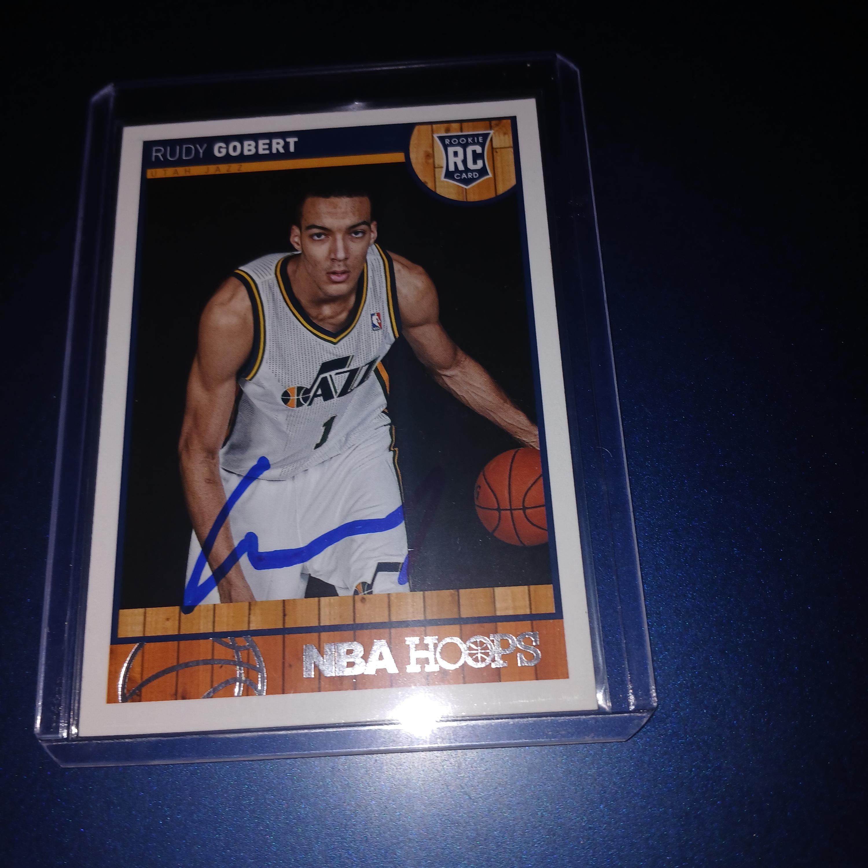 Rudy Gobert Autographed Rookie Card With Cert - Etsy Ireland