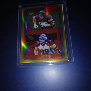 J.j Watt handsignierte Karte mit ca