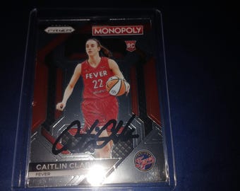 Catlin Clark autographed rookie card with cert