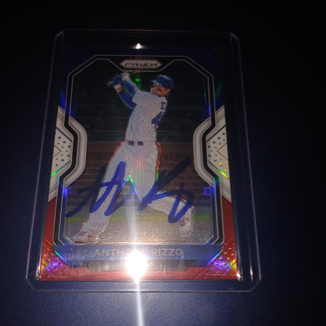 Anthony Rizzo Autographed Card With Cert - Etsy