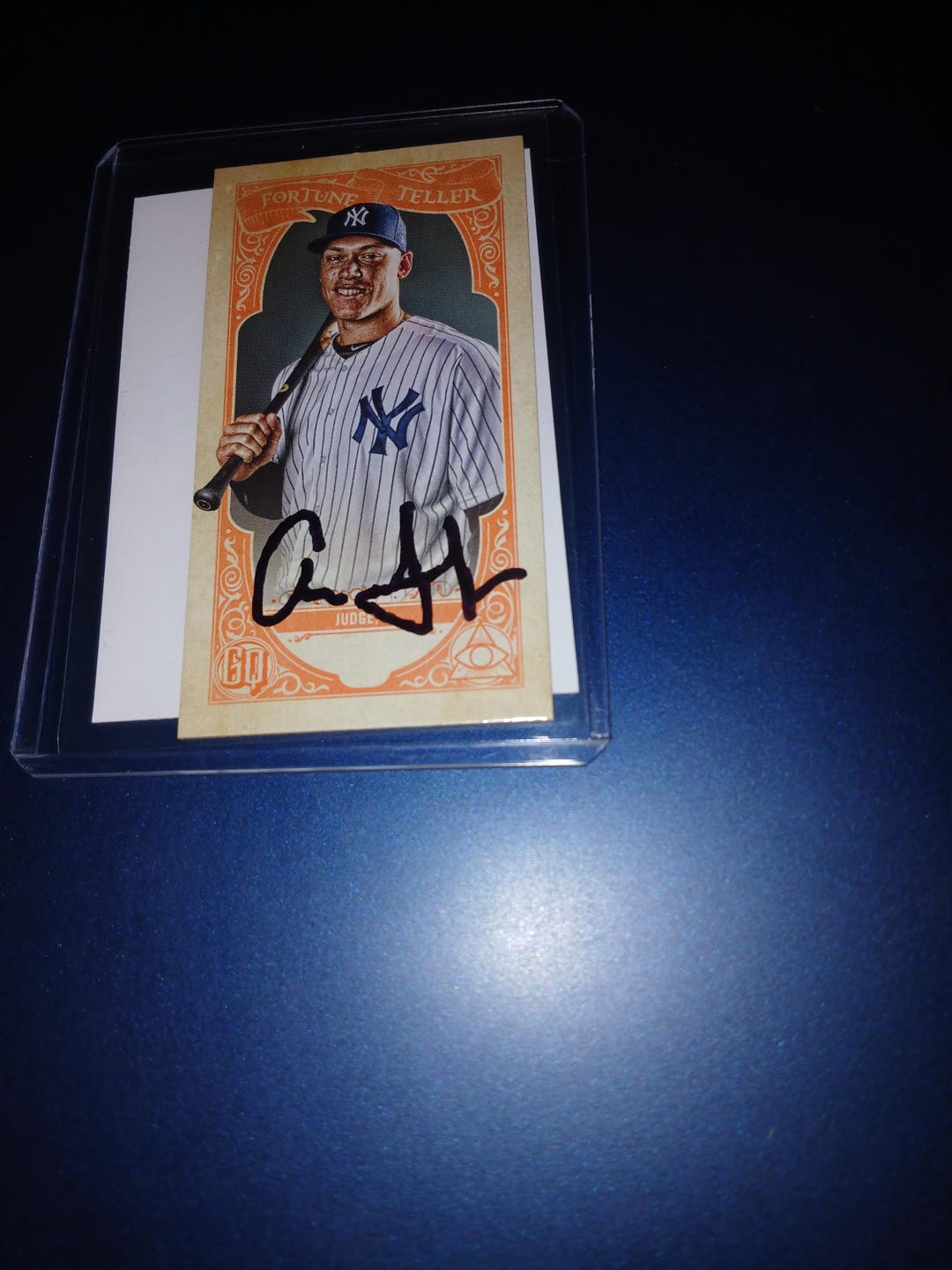Aaron Judge Autographed Card With Coa - Etsy