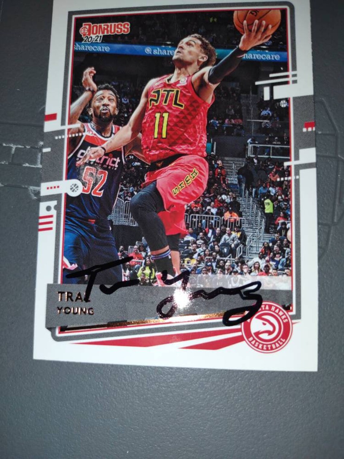 Trae young autographed card Etsy