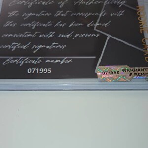 Kim Basinger autographed card with coa image 2