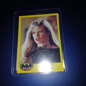 Kim Basinger autographed card with coa