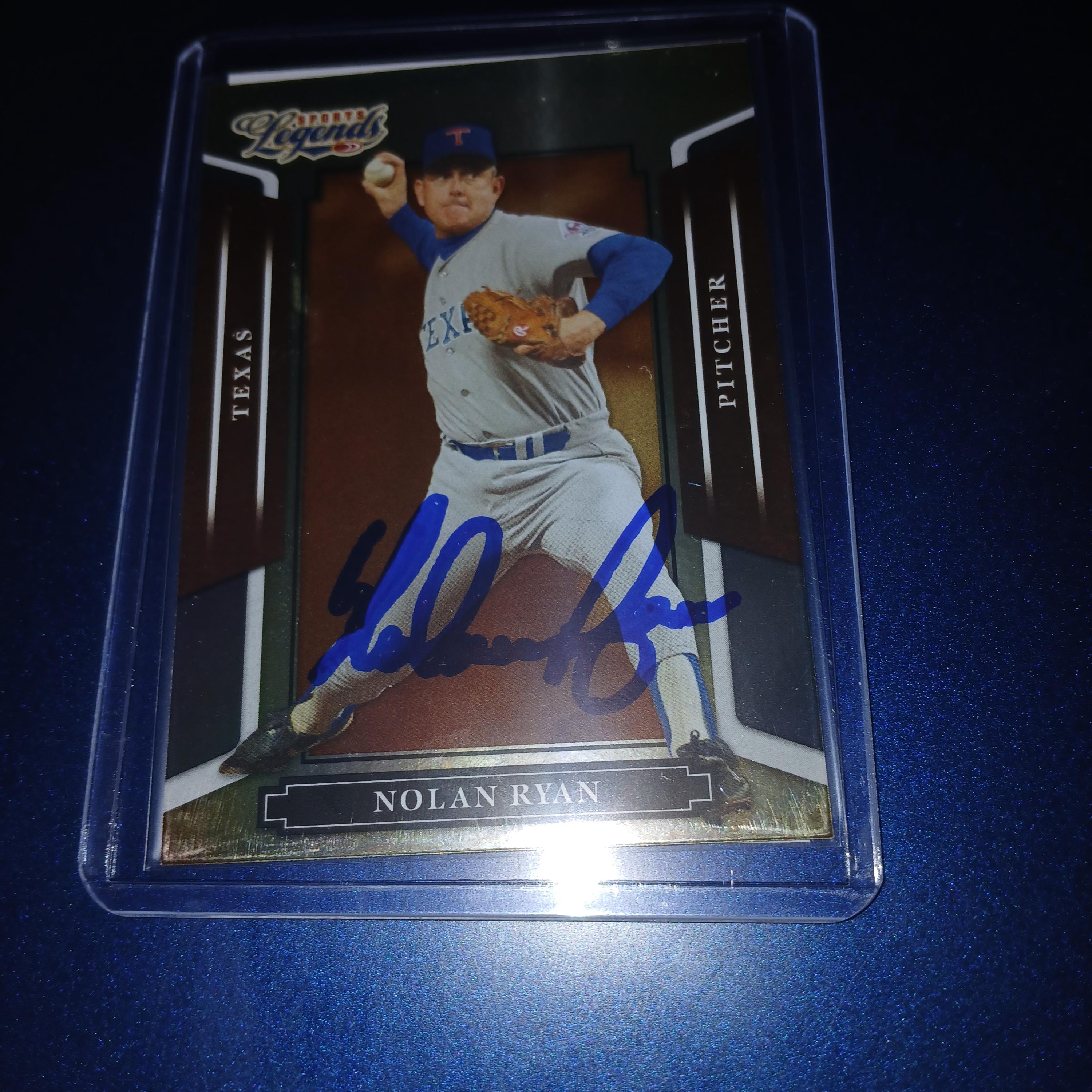 ノーラン・ライアン 直筆サインカード ノーラン・ライアンの直筆サインカード（証明書付き） - Etsy 日本