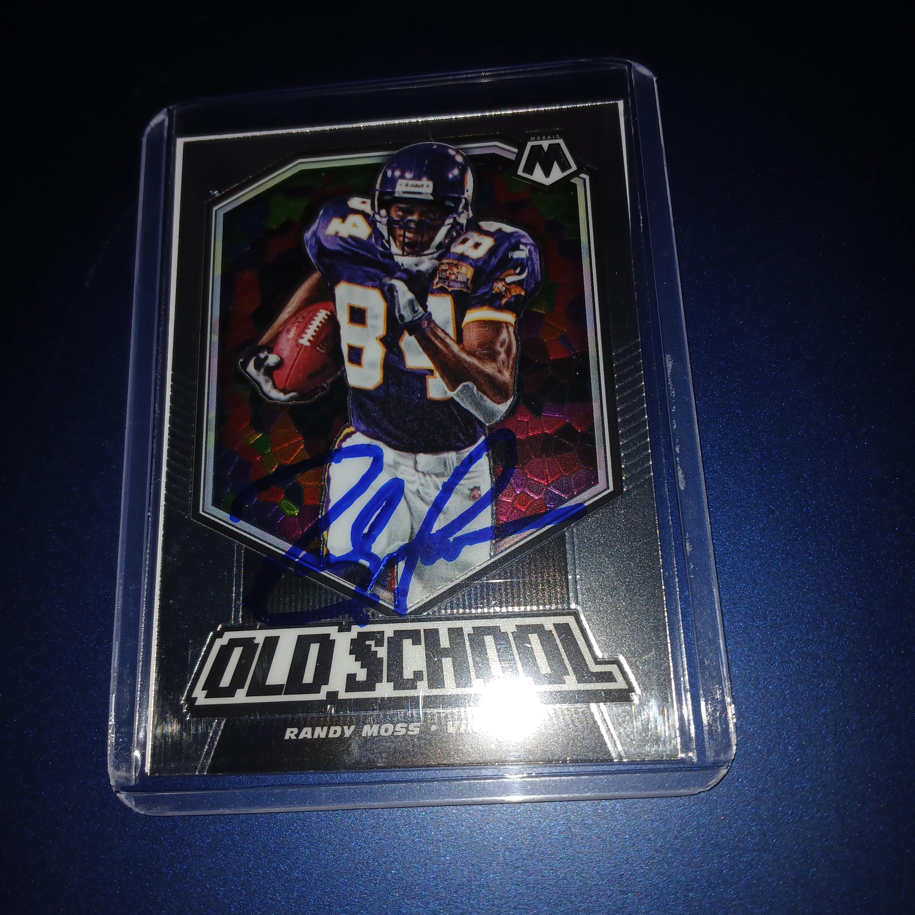 Autographed Moss Vikings Jersey Randy Moss Signed Jersey Patriots