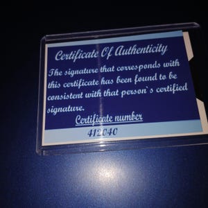 Luka Doncic Autographed Rookie of Card With Coa Etsy