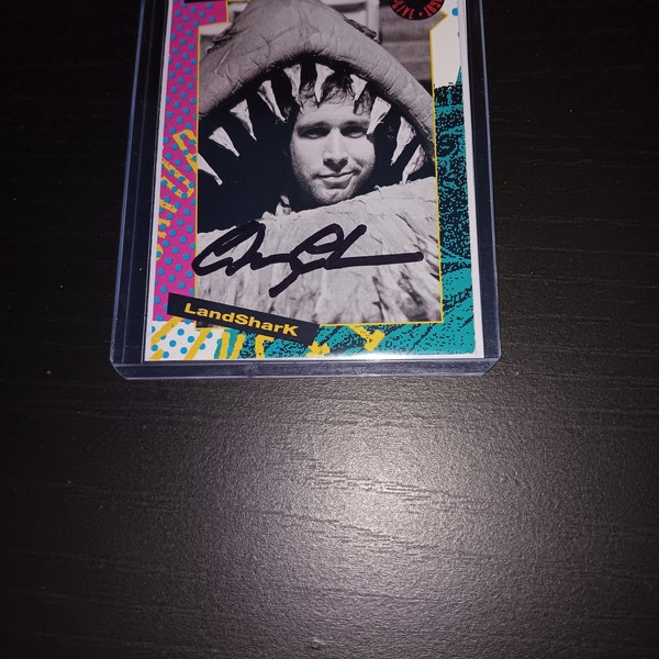 Chevy Chase  autographed card with coa