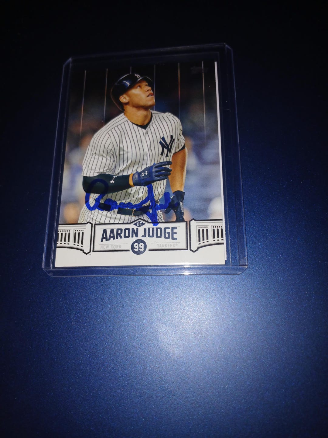 Aaron Judge Autographed Rookie Card With Coa - Etsy