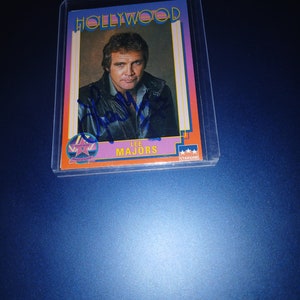 Lee Majors signierte Karte mit Echtheitszertifikat