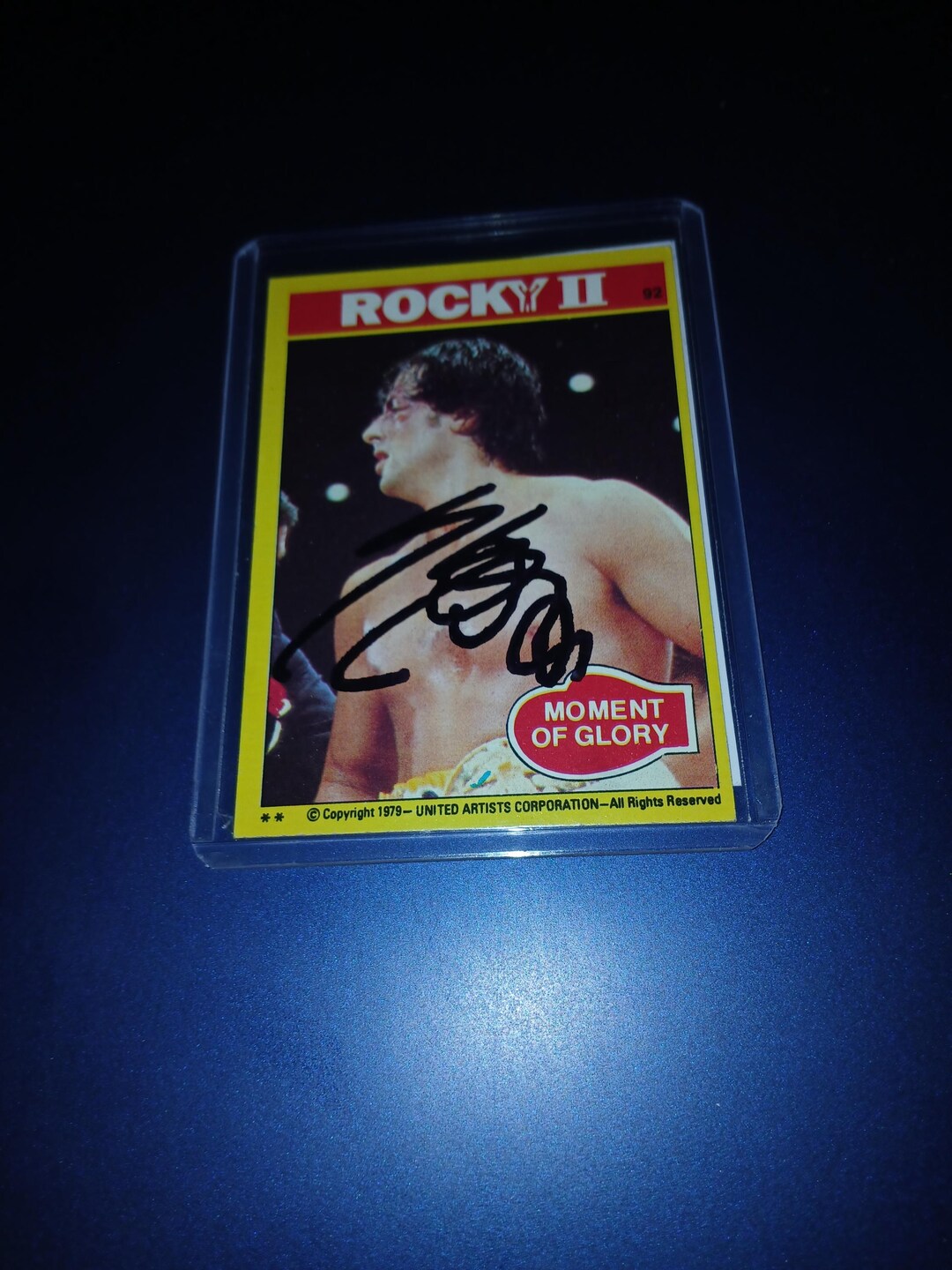 SYLVESTER STALLONE signed autographed photo time out COA Hologram