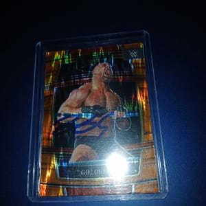 Bill Goldberg signierte Karte mit Echtheitszertifikat