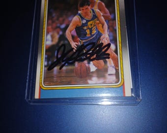 John Stockton autographed card with coa
