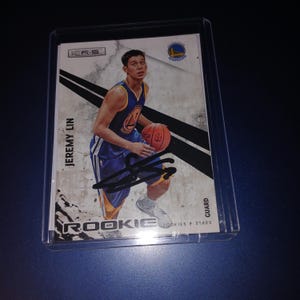 Jeremy Lin autographed rookie card with cert