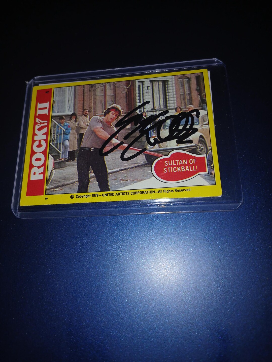 SYLVESTER STALLONE signed autographed photo the champ COA Hologram main image 0