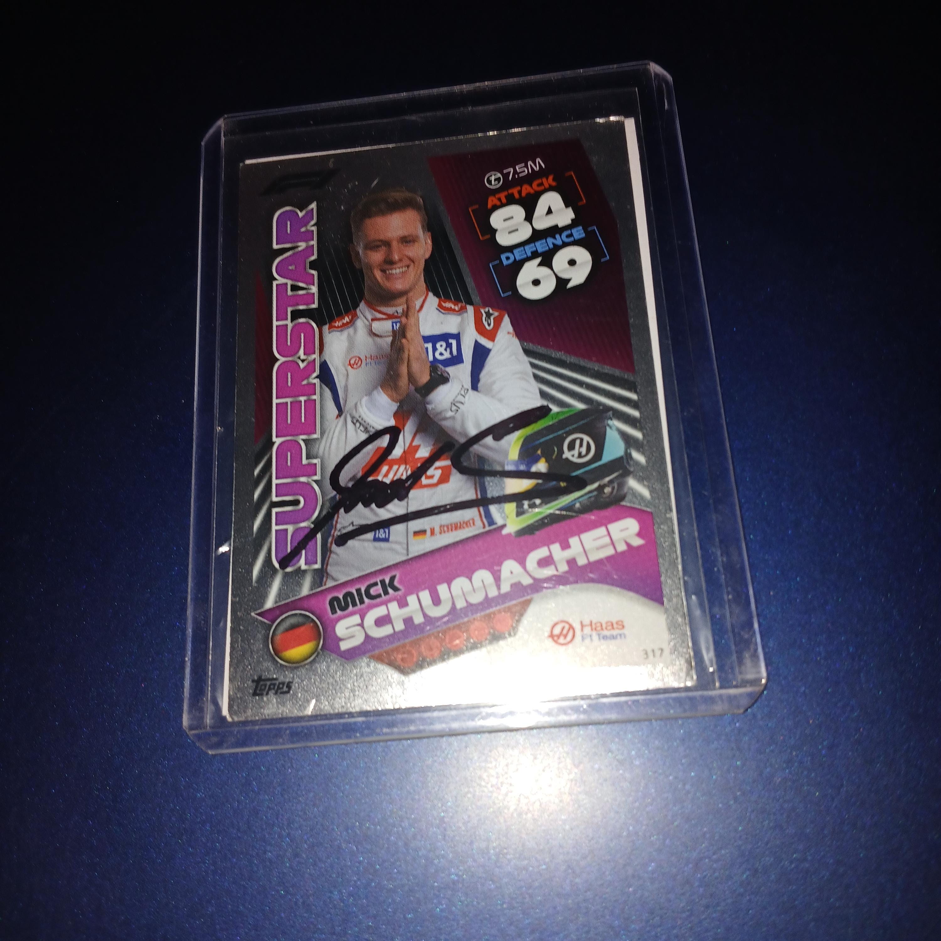 ミック・シューマッハ F1ドライバー直筆サイン入りフォト