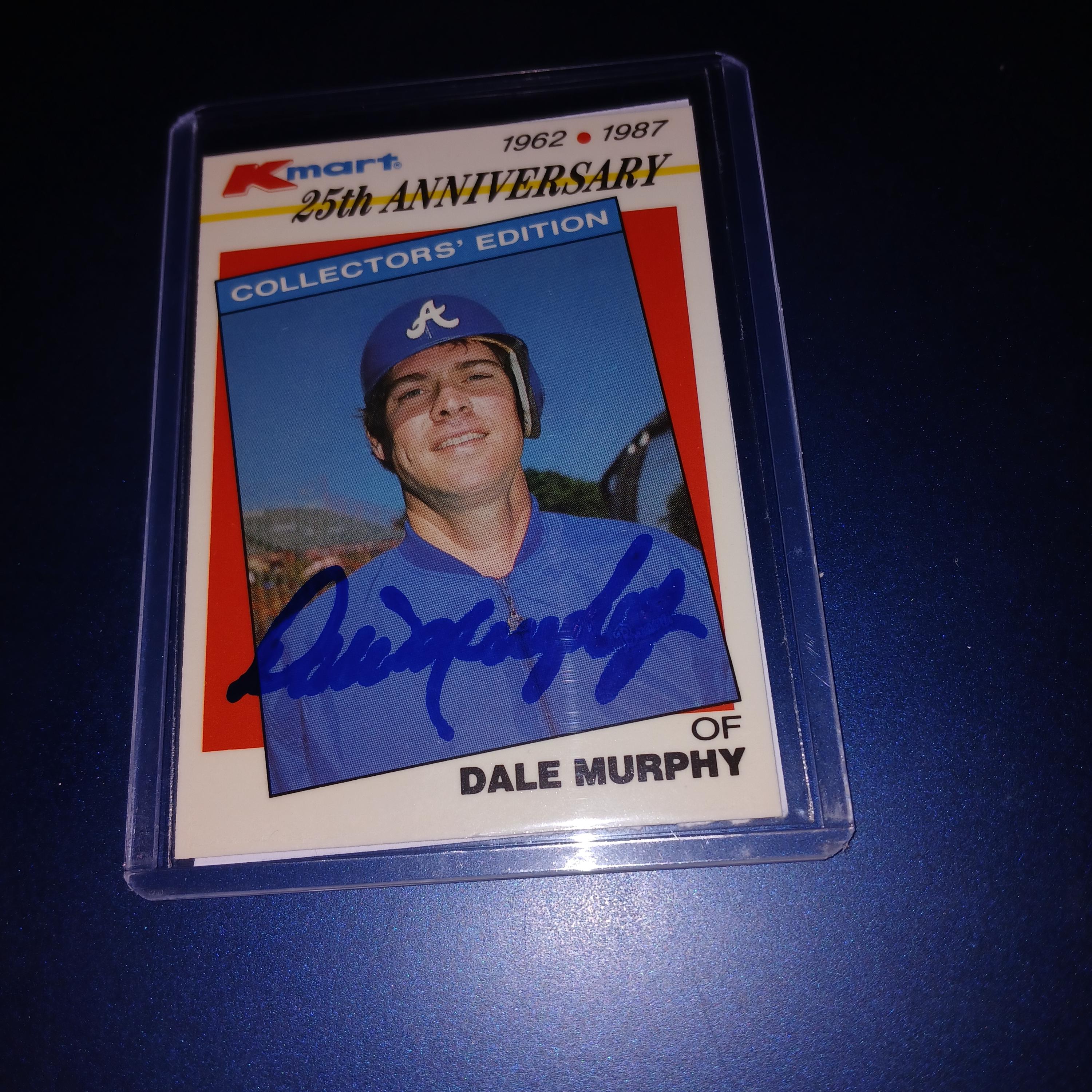 【4月 SALE】MLBデール・マーフィー 直筆サイン写真 MVP 82,83 デール・マーフィーのサイン入りカード（コアラ付き） - Etsy 日本