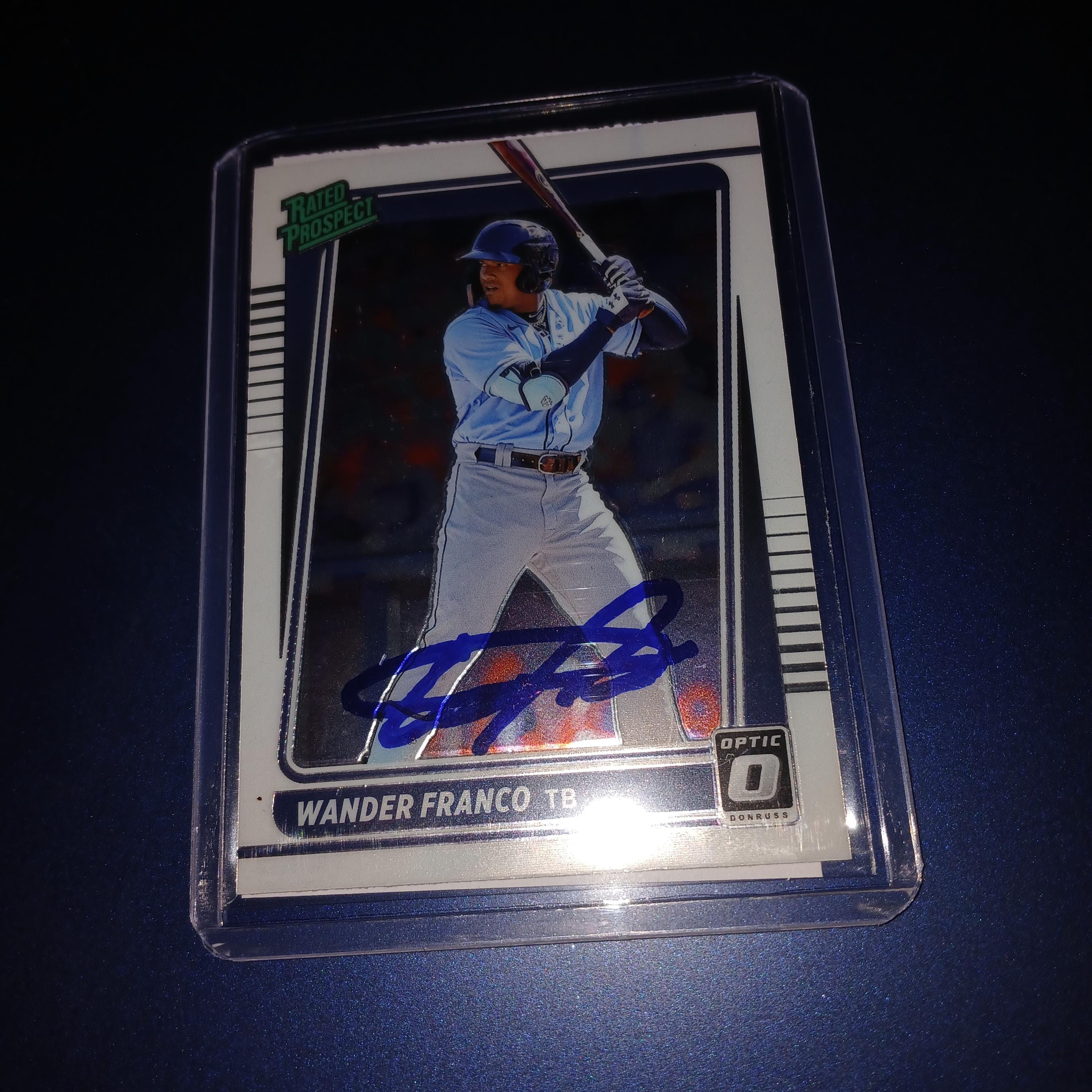 Rookie Wander Franco signed Hat WANDER FRANCO AUTOGRAPHED SIGNED AUTHENTIC NEW ERA TAMPA BAY  main image 4