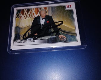 クリントイーストウッド直筆サイン額付き証明書付き