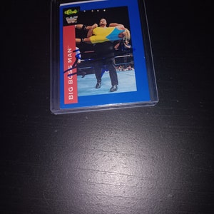 Big Bossman signierte WWE Karte mit Echtheitszertifikat