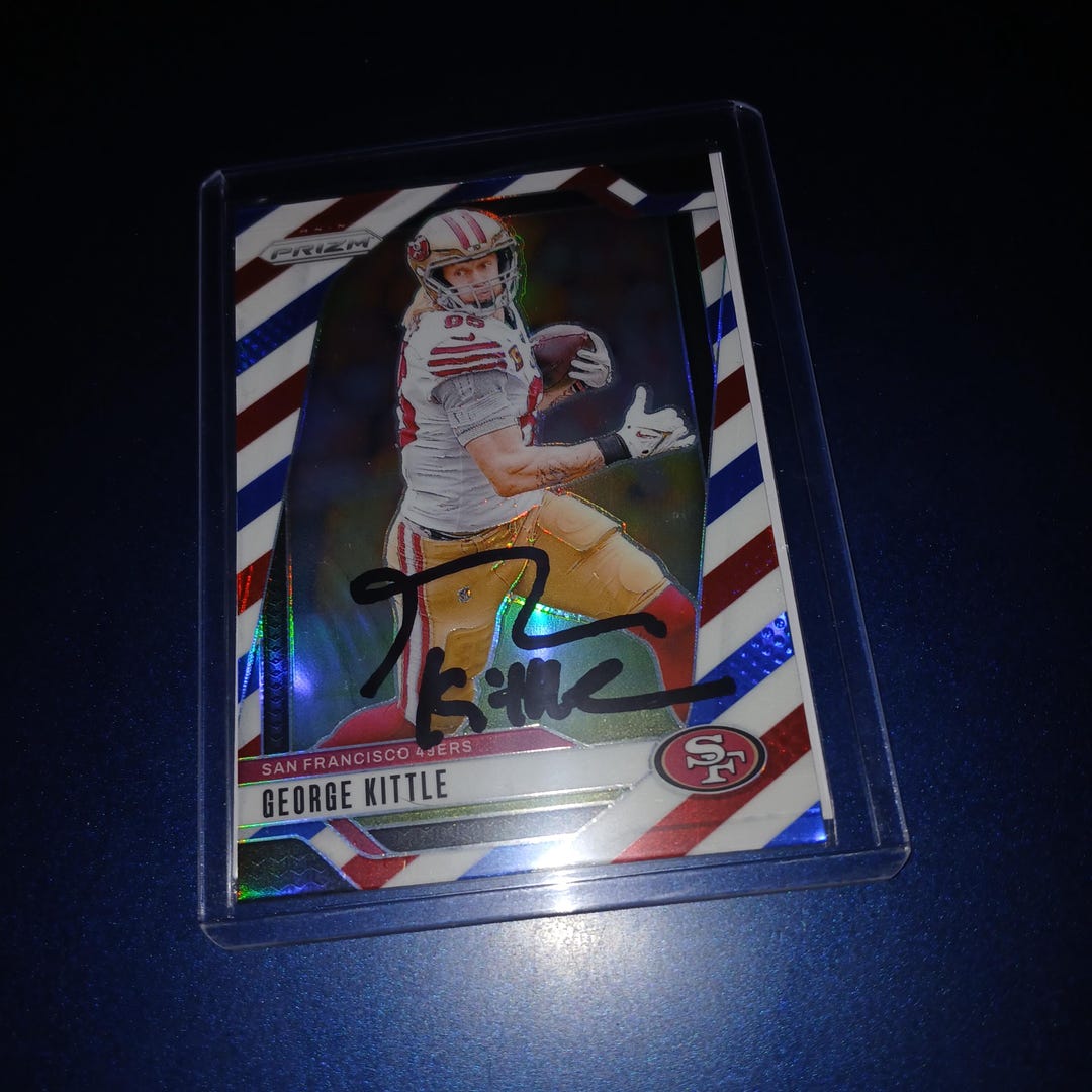 George Kittle Autographed Card With Cert - Etsy UK