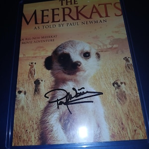 Paul Newman autographed 5x7 movie poster with coa