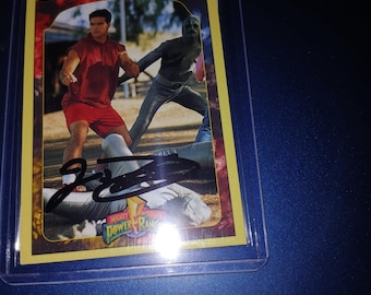 Jason David Frank Autographed Power Rangers Card With Cert - Etsy
