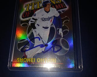 Shohei Ohtani autographed card with cert