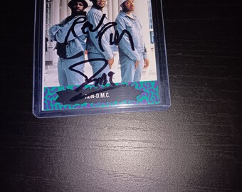 Rev Run, Darryl McDaniels Autographed Run DMC card with coa