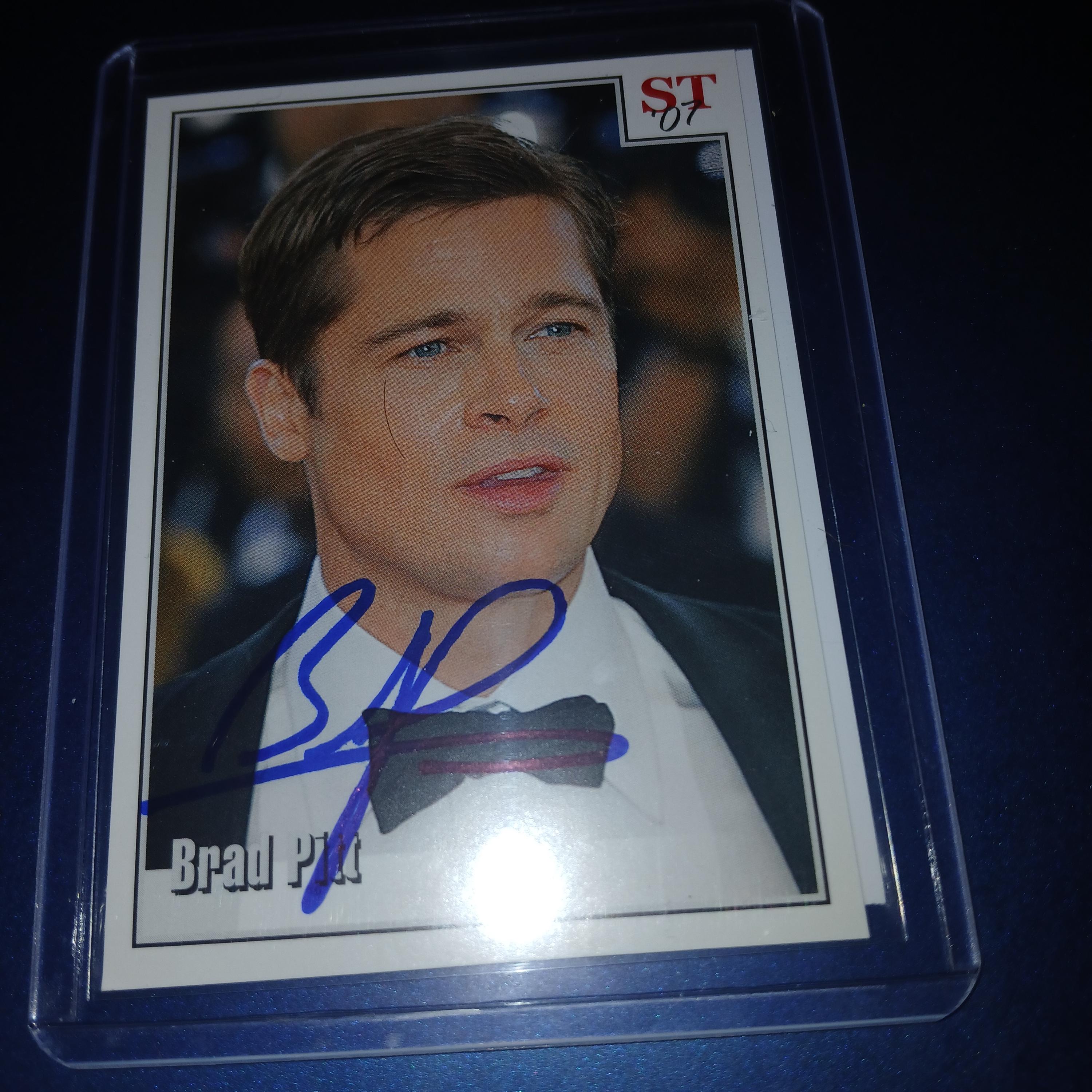 Brad pitt autograph - Etsy 日本