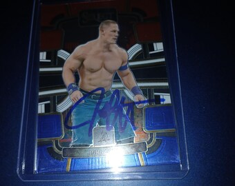 WWE ジョン・シナ 直筆サイン入り写真 11x14 額入り - Etsy 日本