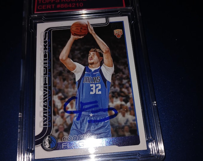 Cooper Flagg Autograph Rookie Card With Cert - Etsy