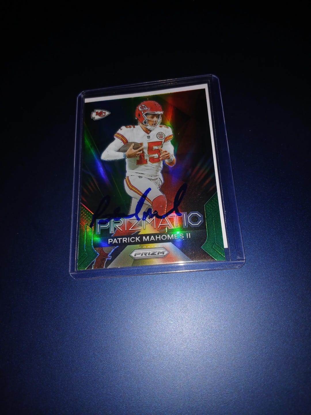 PATRICK MAHOMES signed autographed football COA Hologram