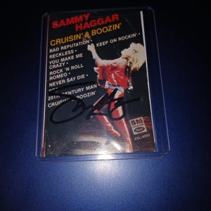 Sammy Hagar autograph with coa