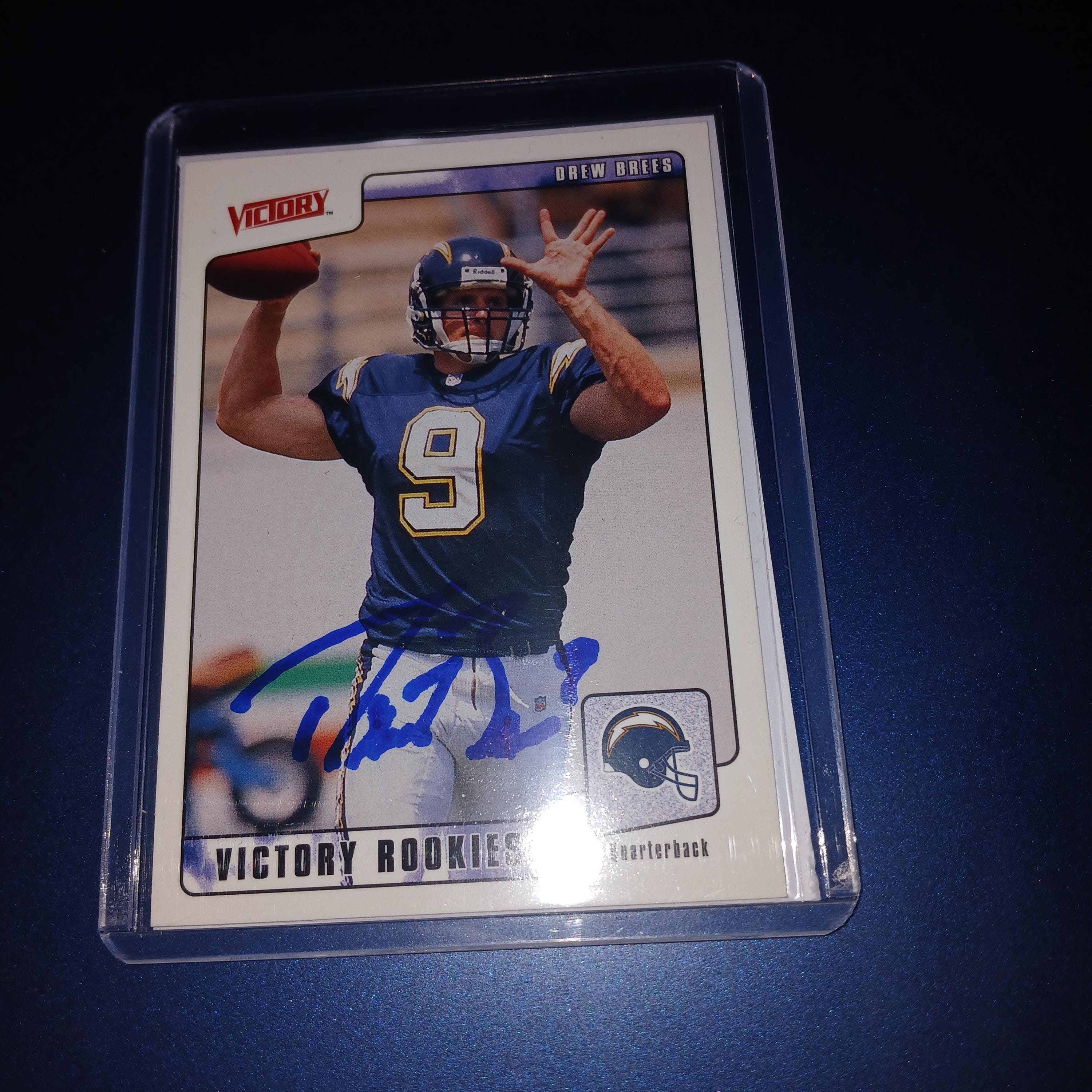 Drew Brees Autographed Rookie Card With Coa India - Main Image