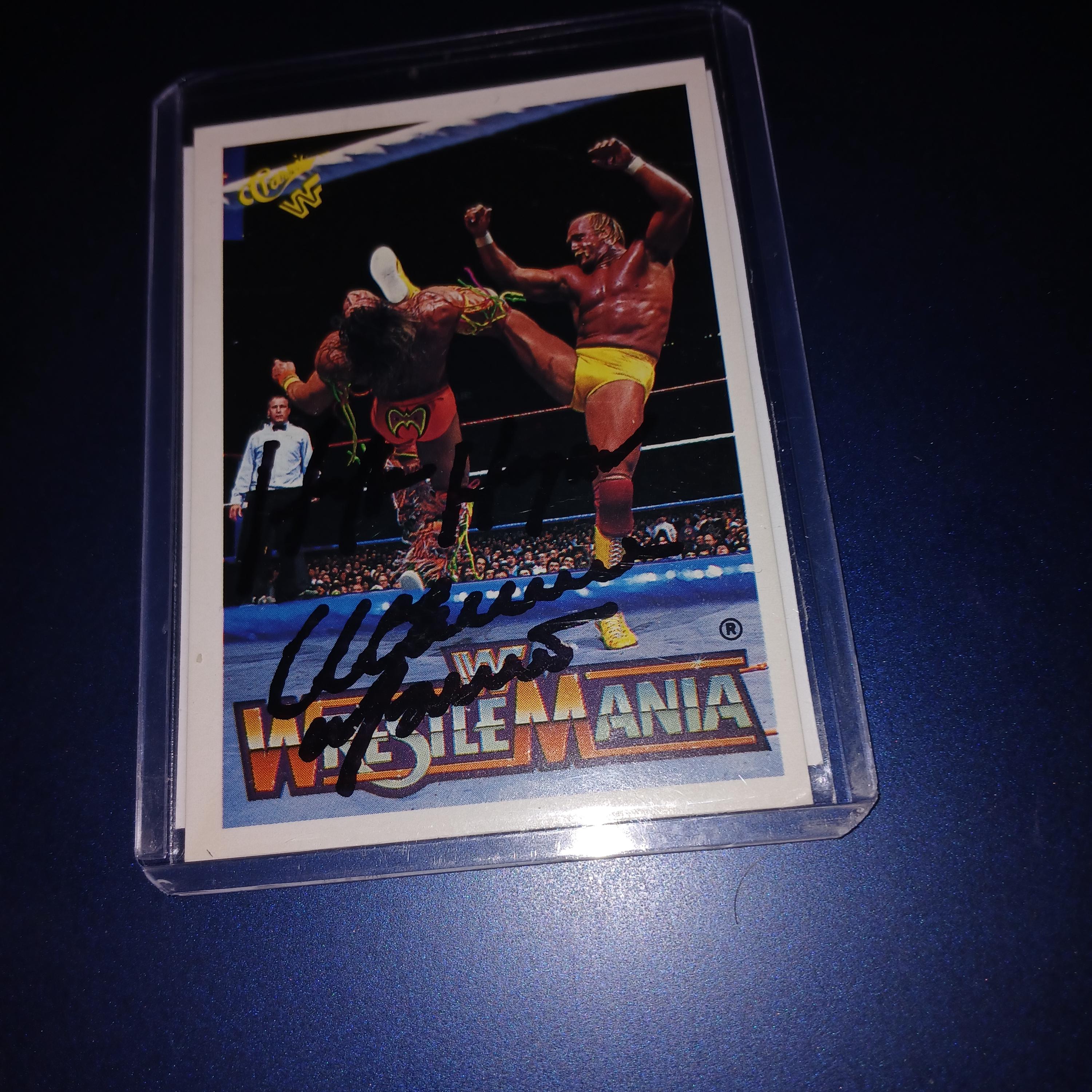 Ultimate Warrior, carta autografata di Hulk Hogan con certificato