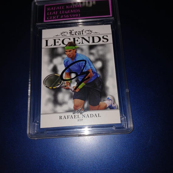 ラファエル・ナダル 直筆サインカード