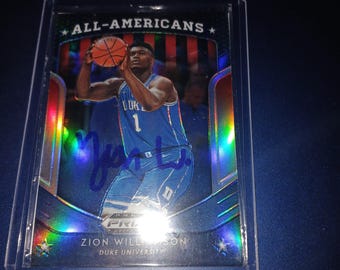 ZION WILLIAMSON ザイオン  ウィリアムソン 直筆サインカード Amazon.co.jp: zion williamson 直筆サインカード ザイオン ウィリアム