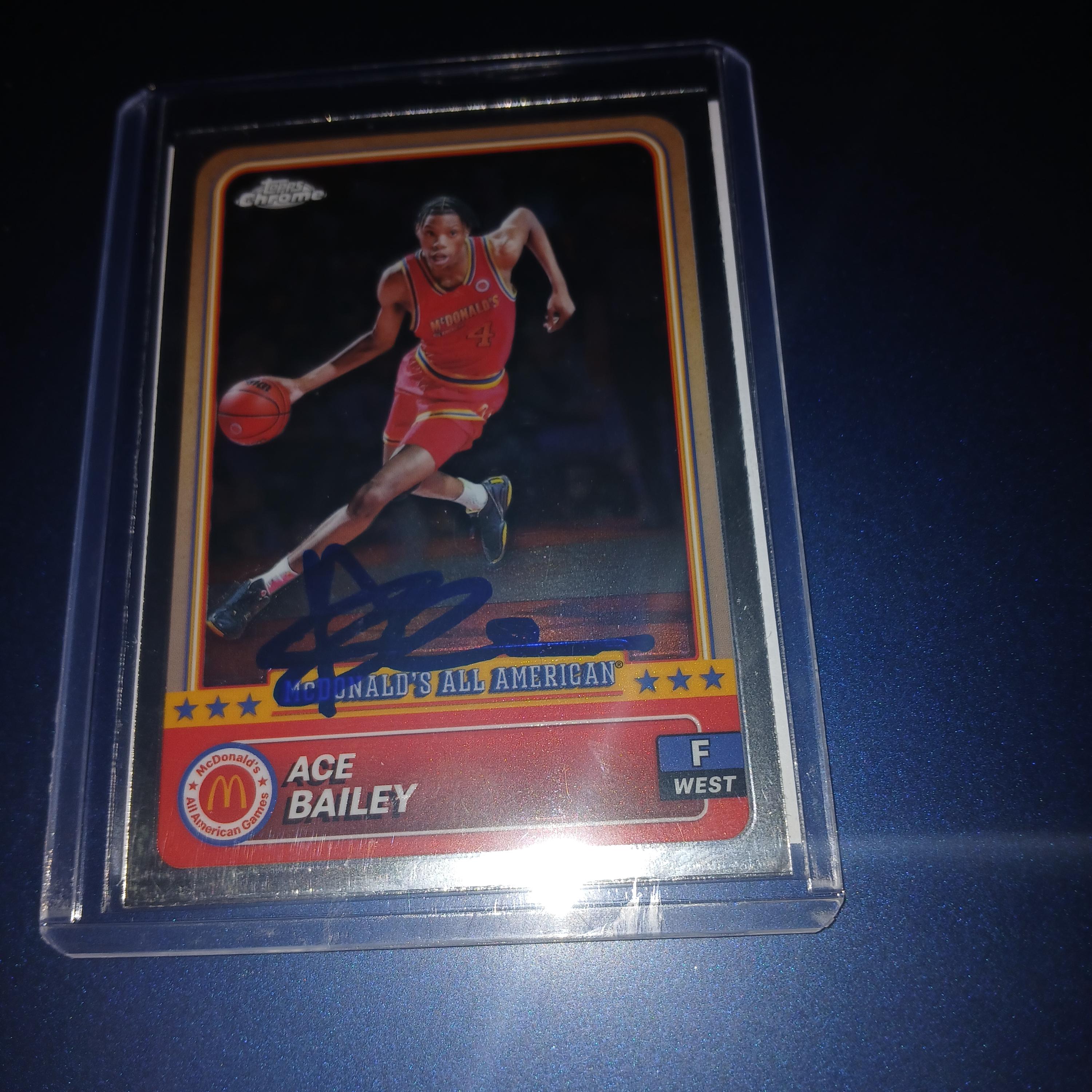 Ace Bailey autographed rookie card with cert - Etsy 日本