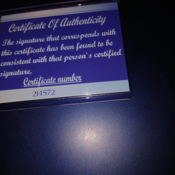 ジョージ・フォアマンの直筆サイン入りカード（証明書付き） - Etsy 日本