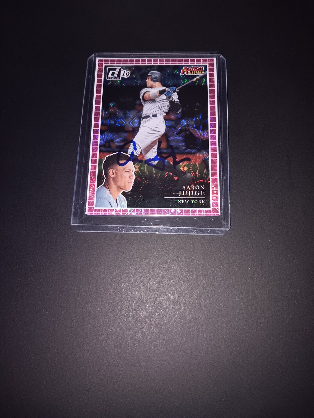 Aaron Judge Autographed Card With Coa - Etsy