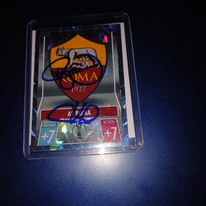 Kylian Mbappé, Neymar autographed card with cert