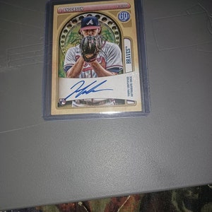 Von Ian Anderson Topps zertifizierte und signierte Rookie Karte