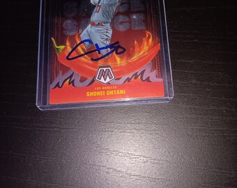 Shohei Ohtani autographed card with coa